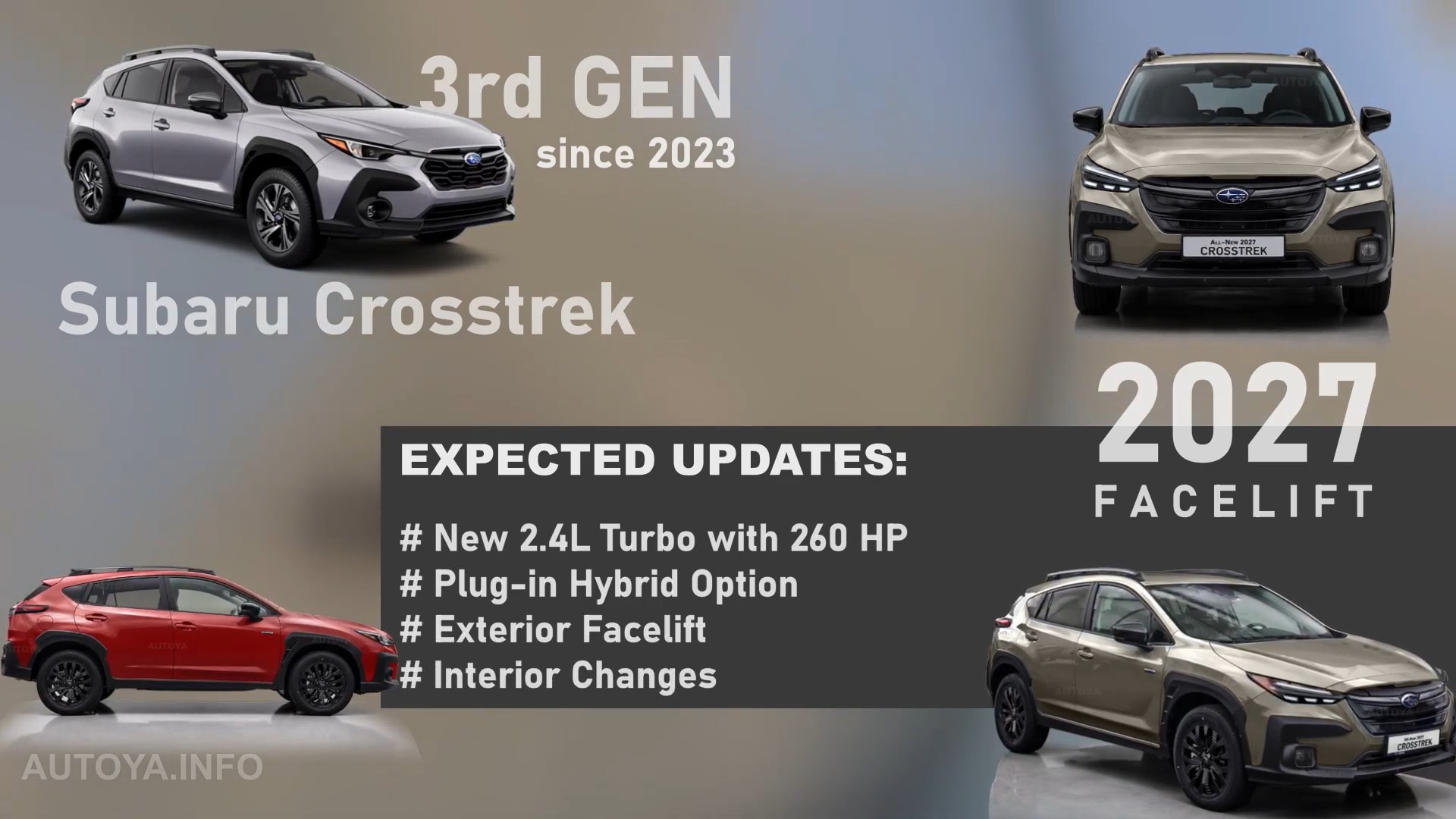 2028 Subaru Crosstrek Could Get Mid-Cycle Refresh with New Colors and Features