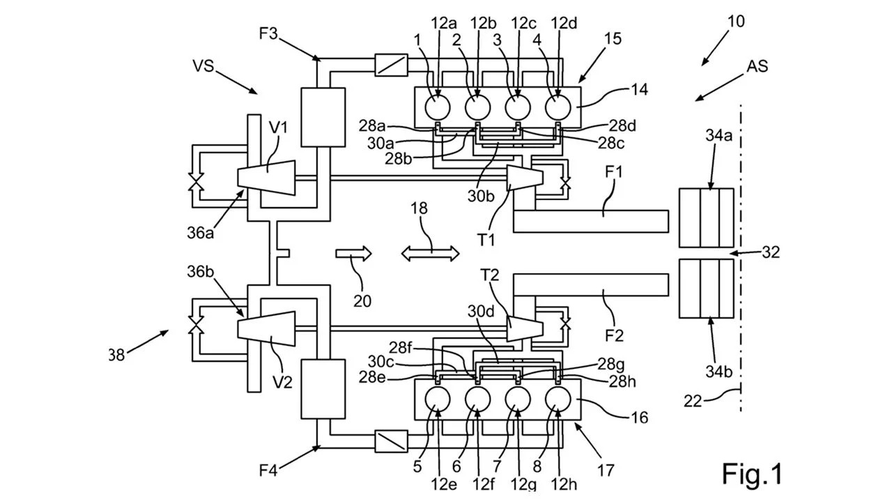 Mercedes-AMG Patents New Internal Exhaust System to Boost V8 Performance