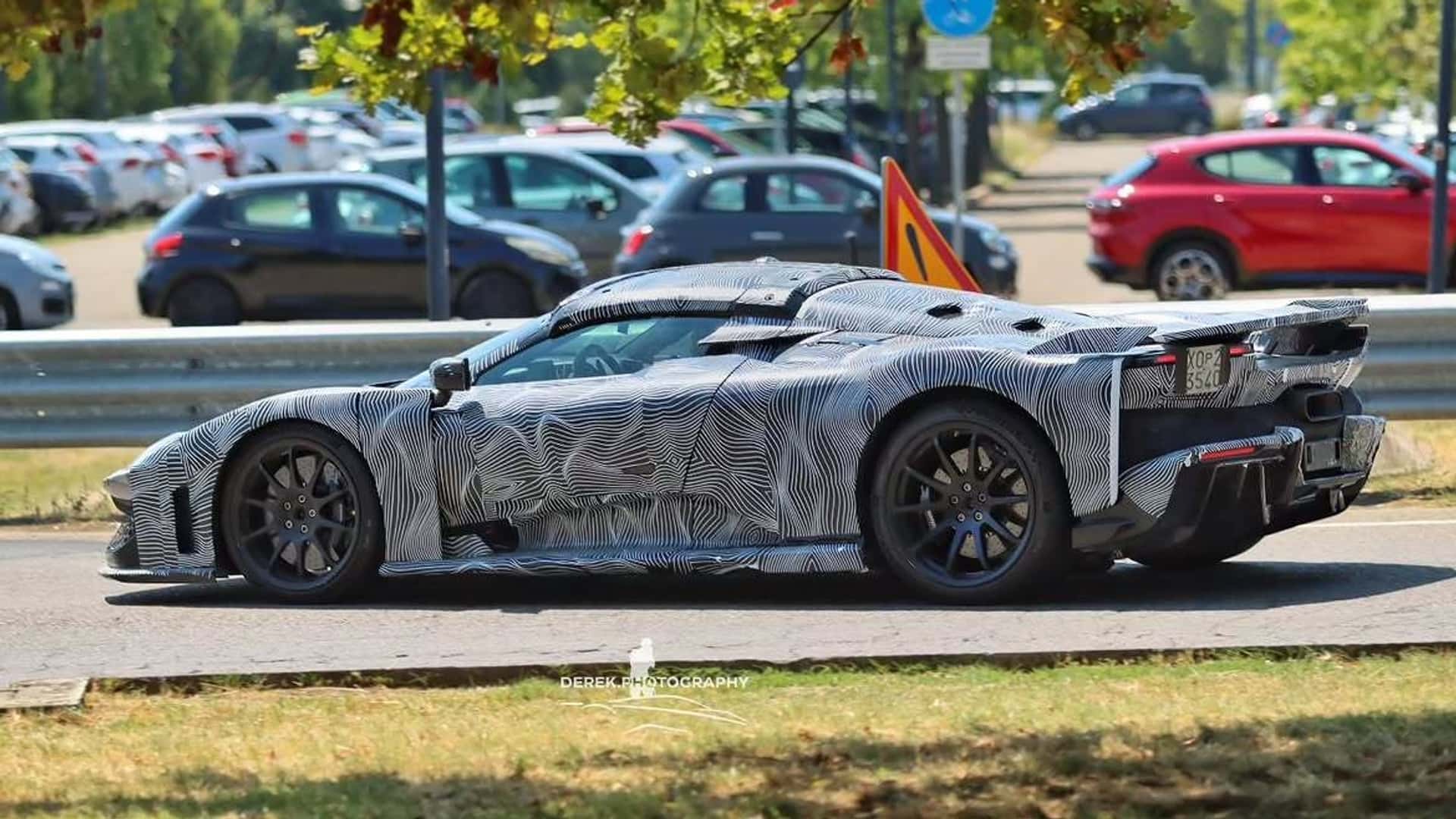 Ferrari F80 Aperta Prototype Spotted With Removable Roof