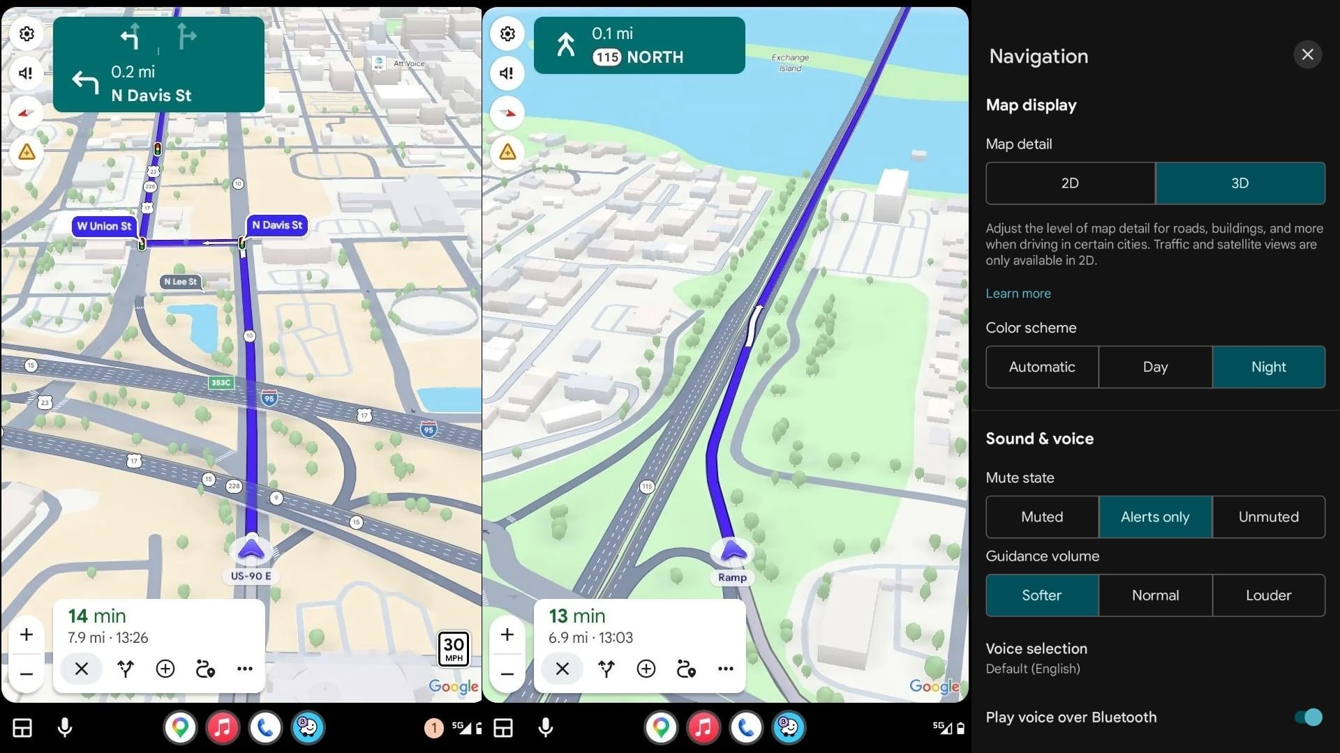 Google Maps Immersive Navigation Begins Expanding in the US on Phones and Car Systems