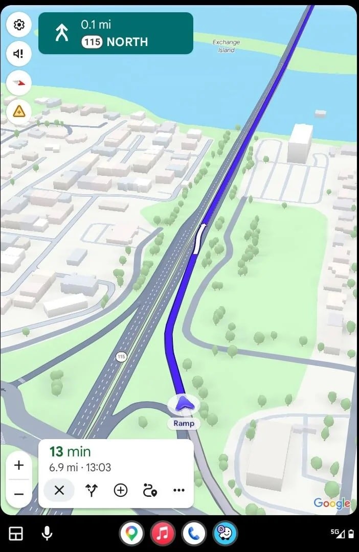 Google Maps Immersive Navigation Begins Expanding in the US on Phones and Car Systems