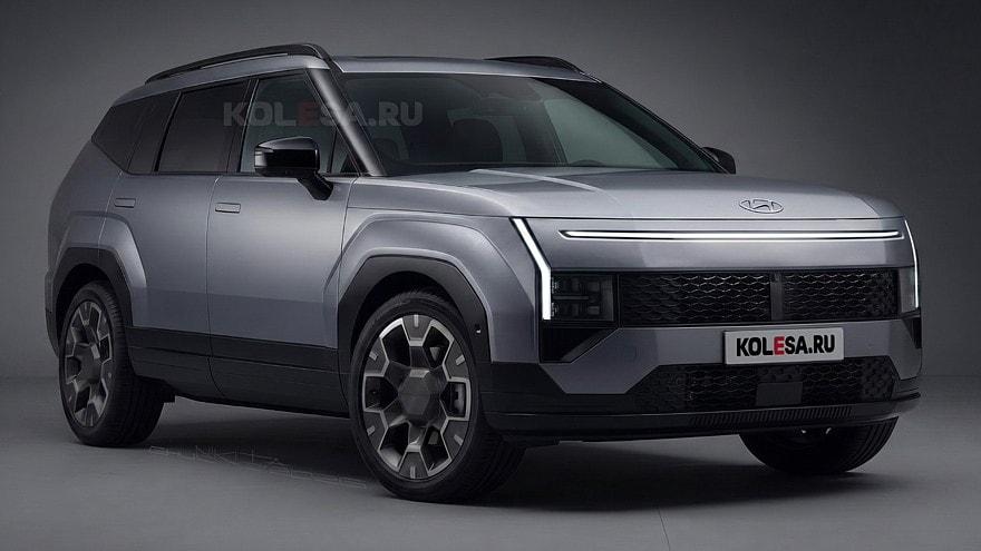 2027 Hyundai Tucson Previewed with Bold, Boxy New Design