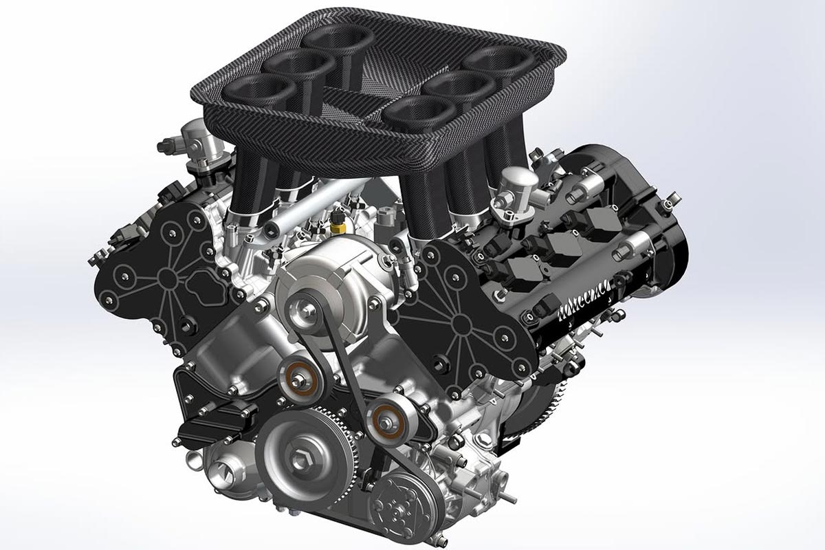 Italtecnica Unveils New 400 HP V6 Engine Revving to 9,000 RPM
