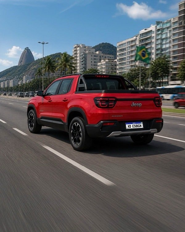 Jeep Avenger Imagined as Coupe SUV and Compact Pickup in Digital Renderings
