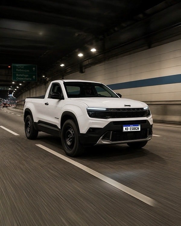 Jeep Avenger Imagined as Coupe SUV and Compact Pickup in Digital Renderings
