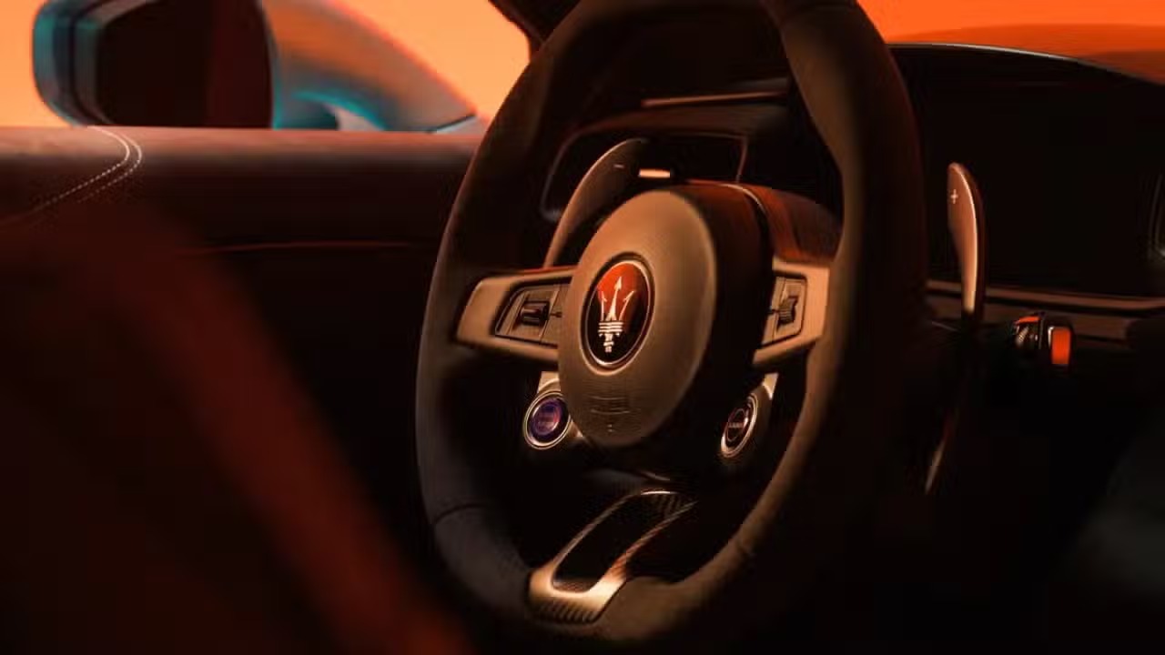 Maserati Lowers Dashboard Screens to Keep Drivers Focused