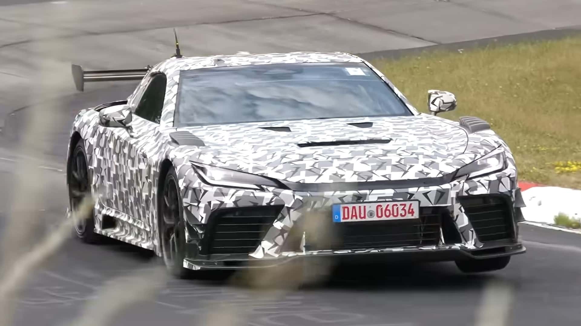 Toyota Tests Hotter GR GT Supercar Prototype at Nürburgring