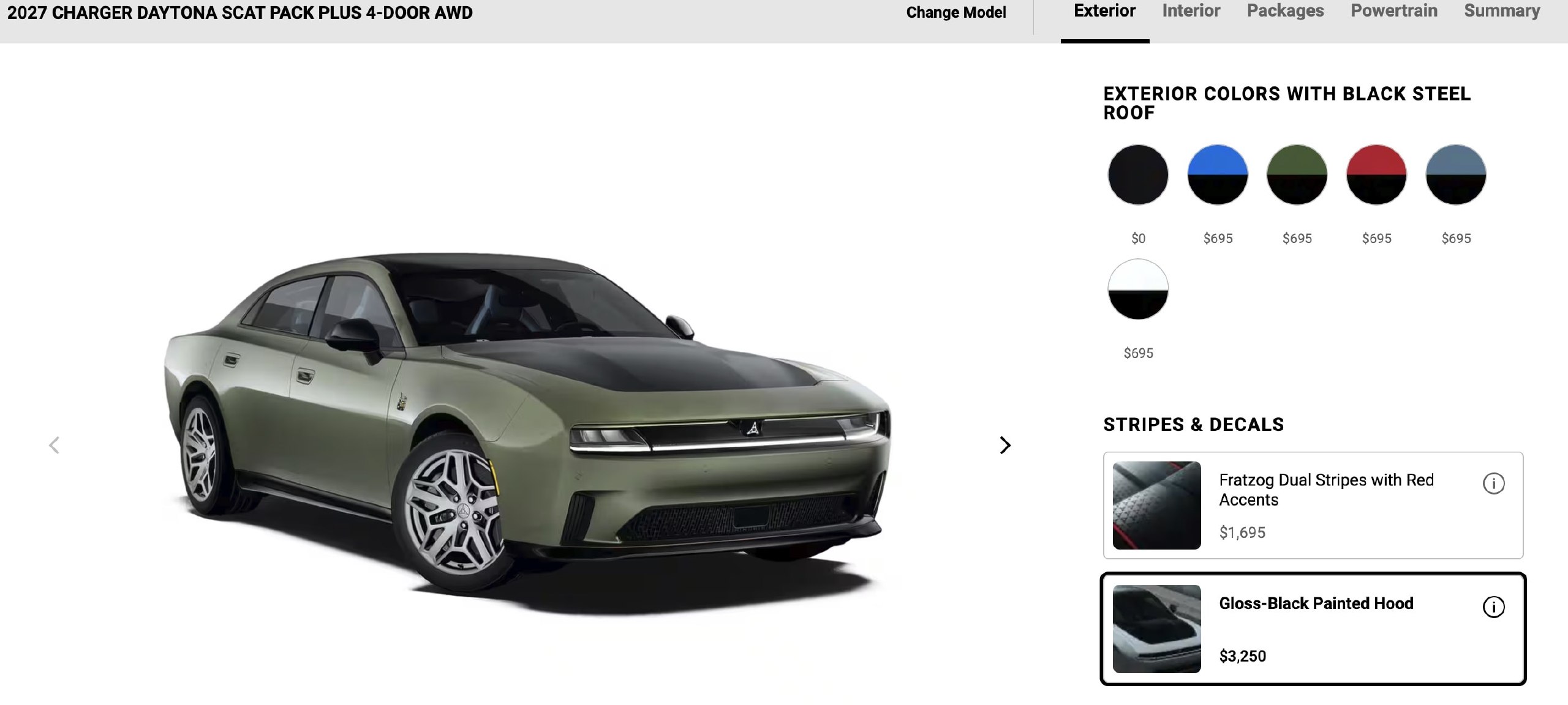 2027 Dodge Charger Configurator Launches with Price Changes and New Features