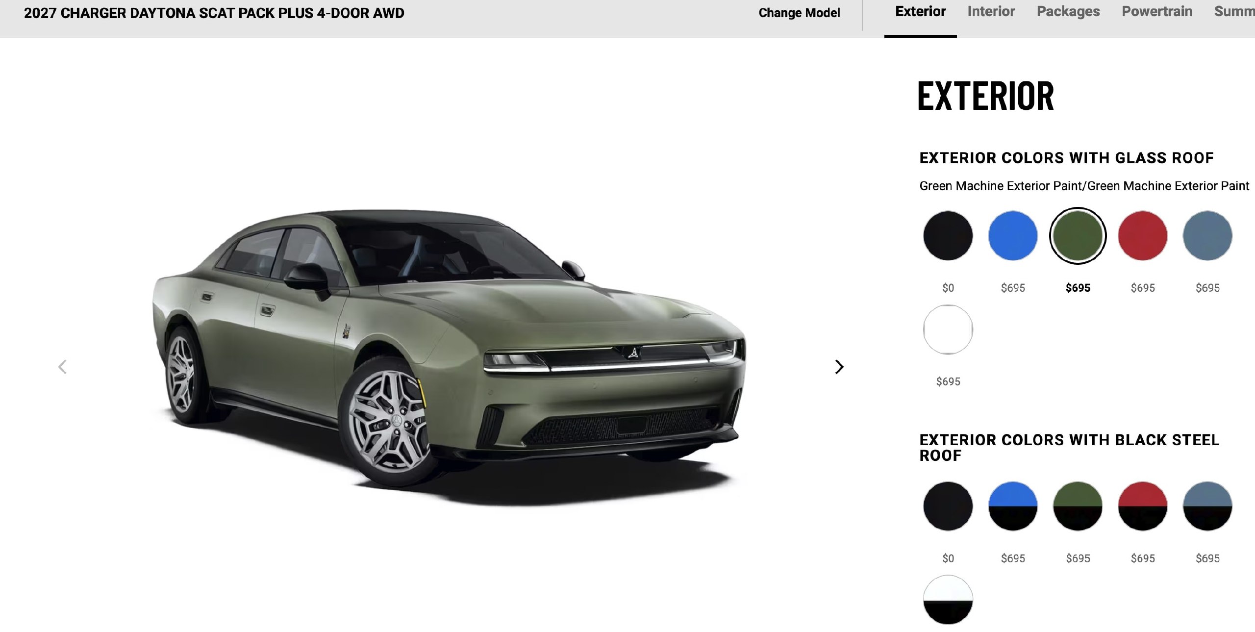 2027 Dodge Charger Configurator Launches with Price Changes and New Features