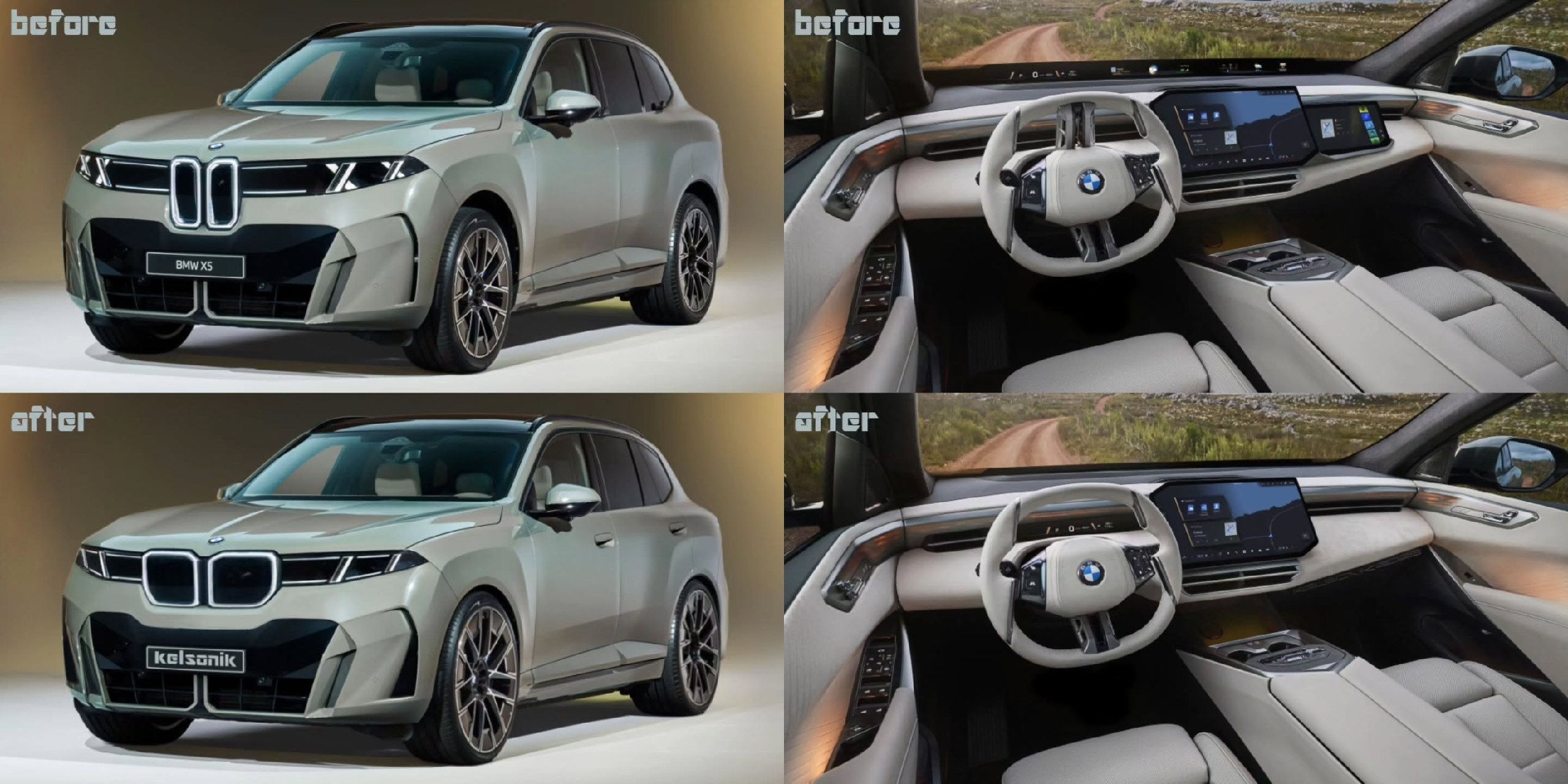 Artist Imagines Alternative BMW X5 Design with Neue Klasse Touches