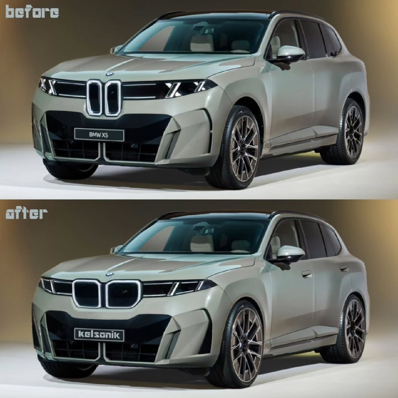 Artist Imagines Alternative BMW X5 Design with Neue Klasse Touches