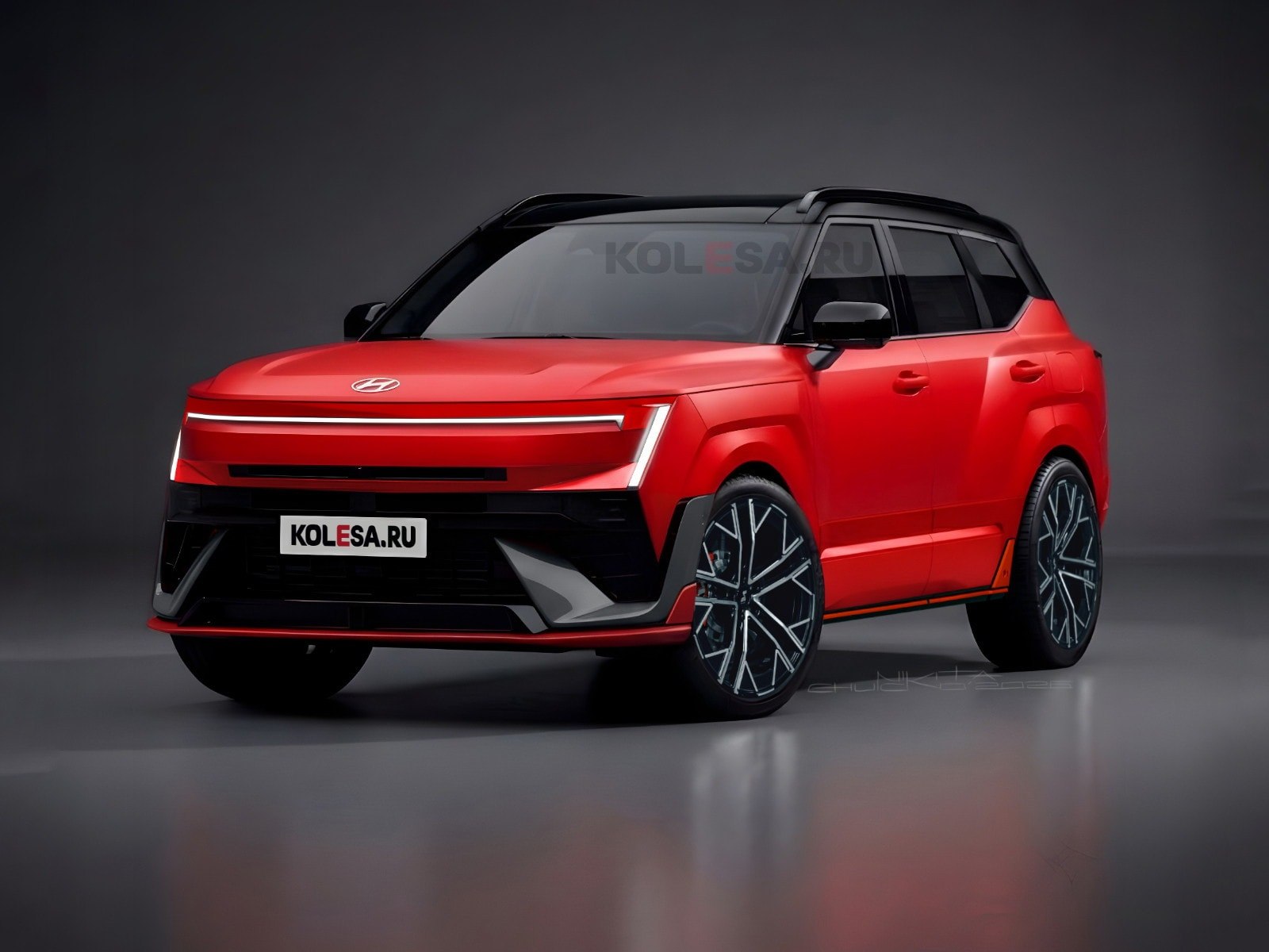 Hyundai Tucson N Rendered, Teasing a Sportier 2027 Model