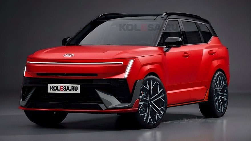 Hyundai Tucson N Rendered, Teasing a Sportier 2027 Model