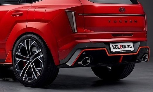 Hyundai Tucson N Rendered, Teasing a Sportier 2027 Model