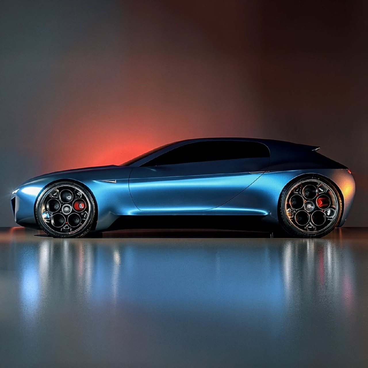 Alfa Romeo Brera Reimagined in New CGI with Modern Design Touches