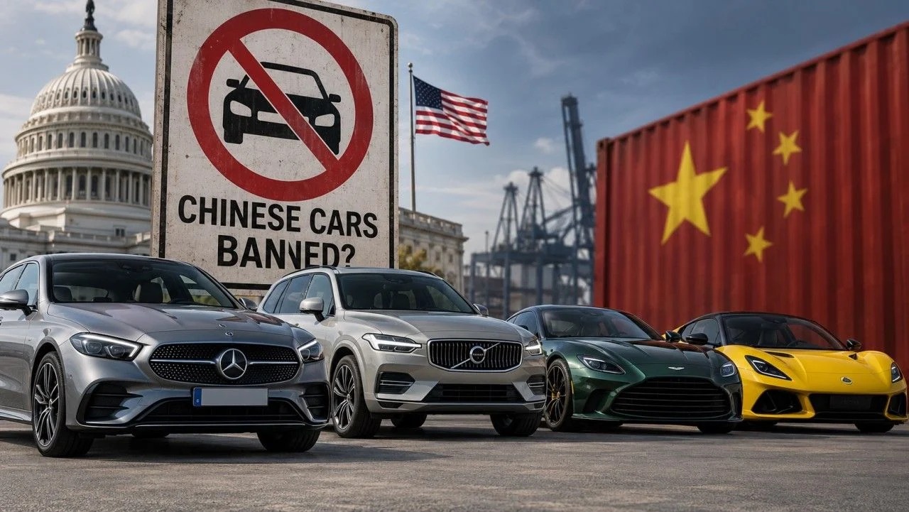 US Proposal to Block Chinese Cars Could Impact Mercedes, Volvo, Aston Martin, and Lotus
