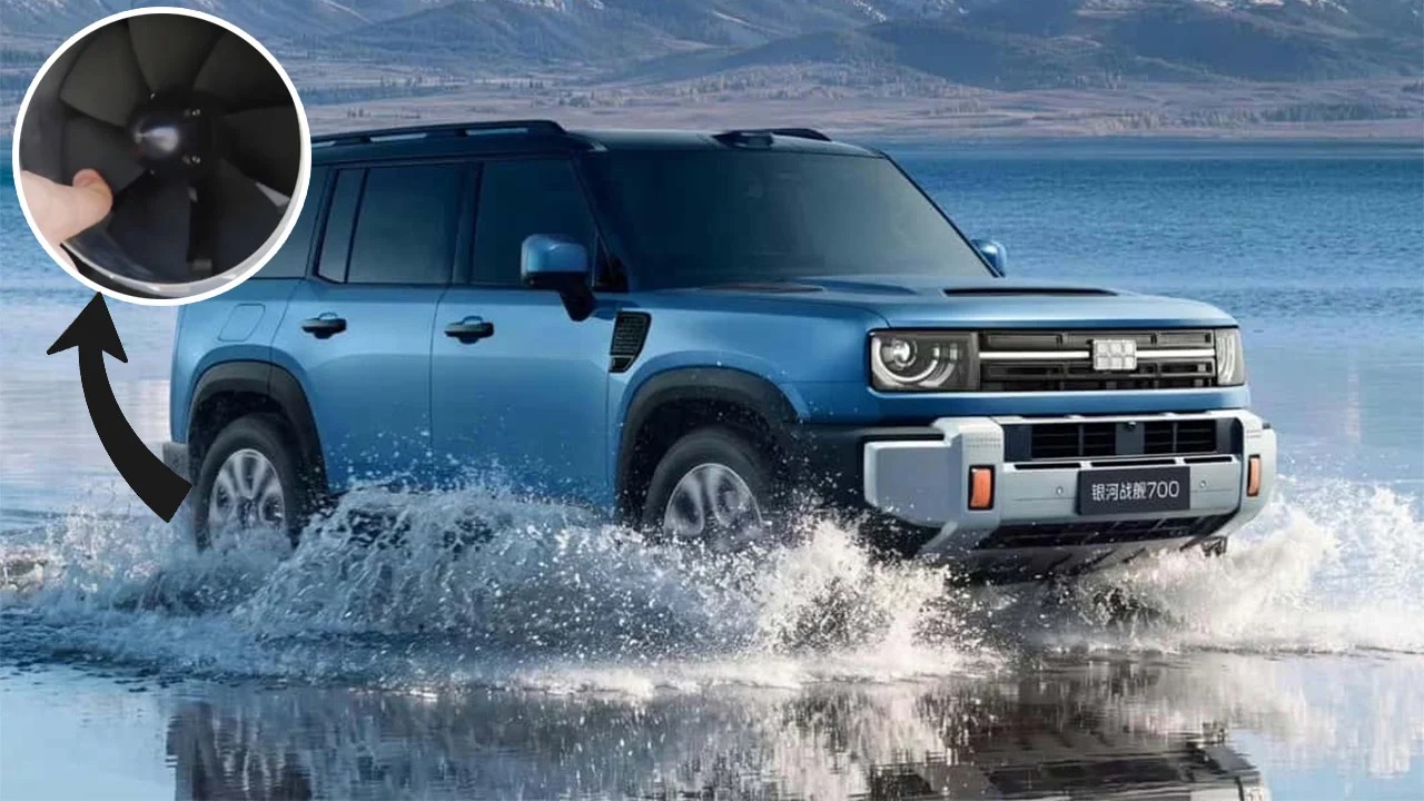 Geely Battleship 700 SUV Can Float and Navigate on Water with Dual Electric Propellers