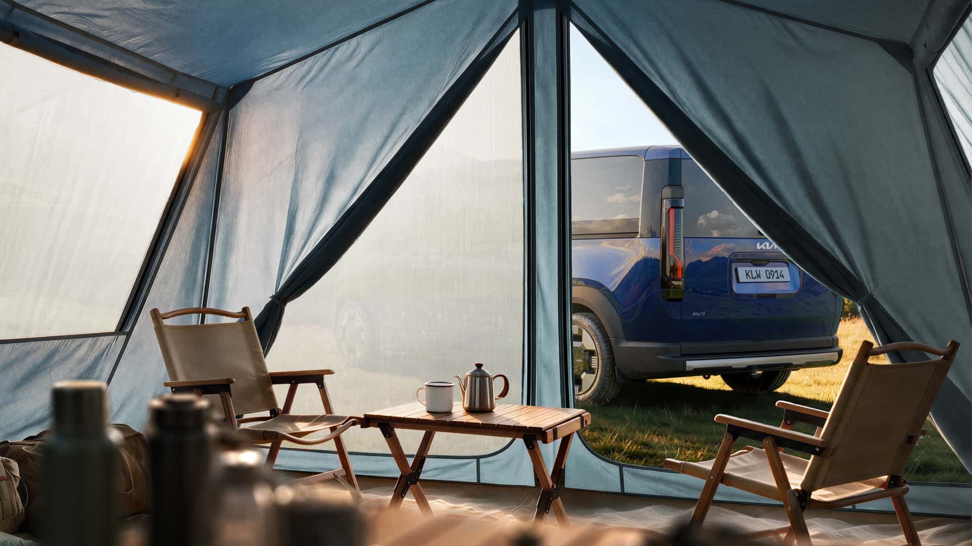 Kia Previews Larger Electric Van PV7 Ahead of 2026 Debut