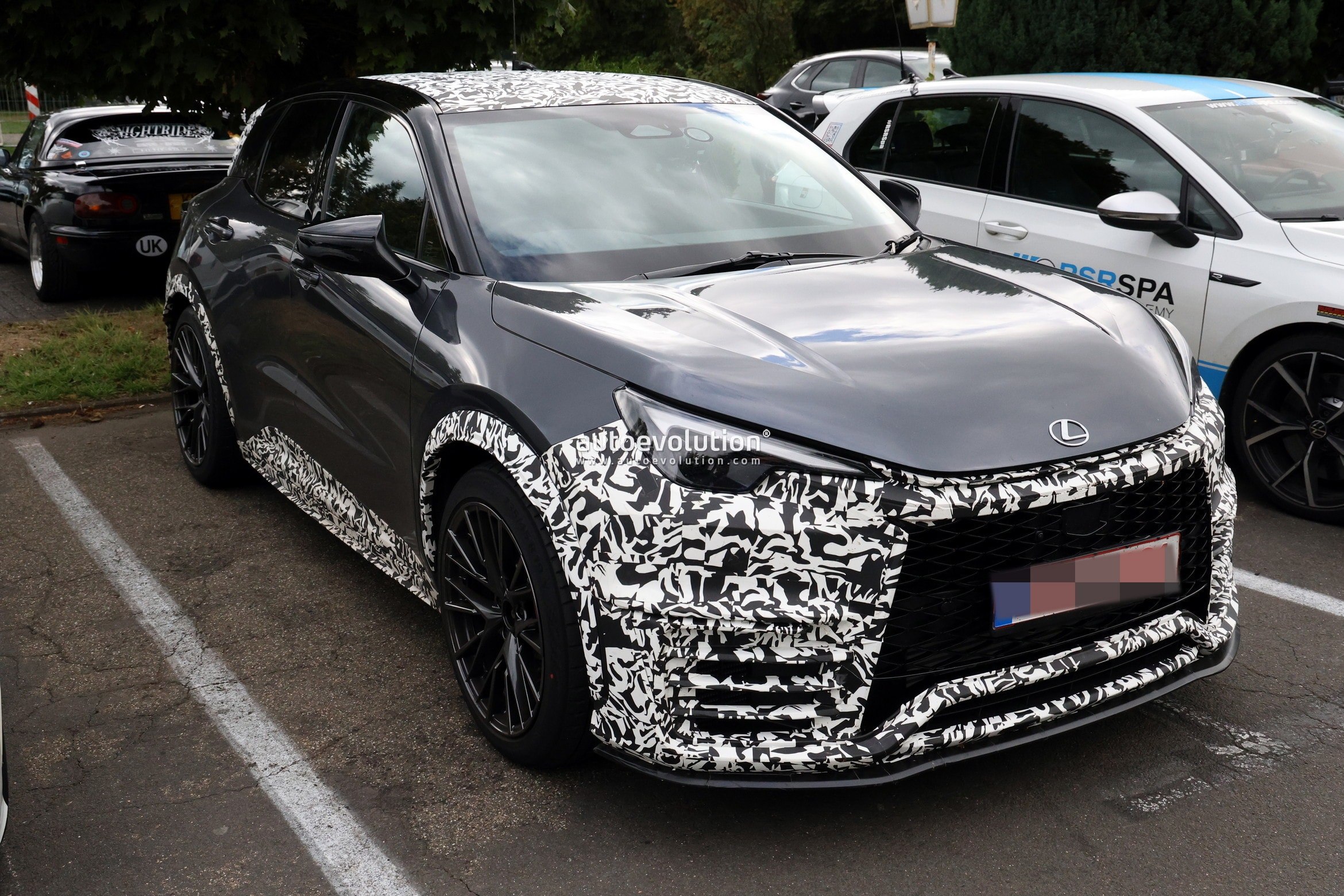 Lexus Tests More Aggressive LBX Morizo RR Prototype With Carbon Roof
