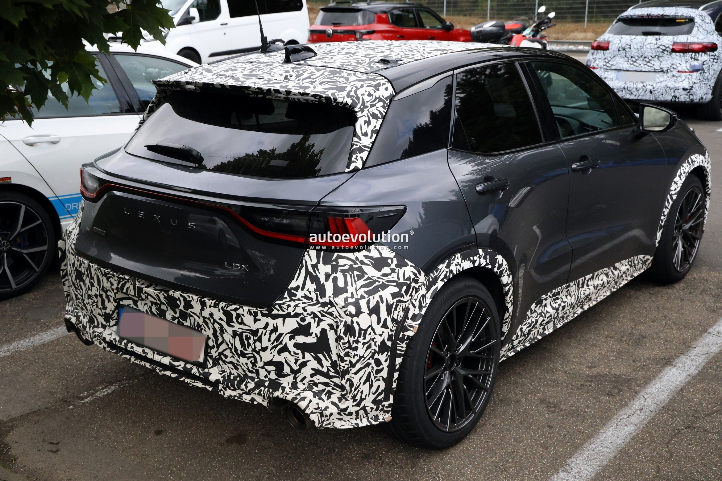 Lexus Tests More Aggressive LBX Morizo RR Prototype With Carbon Roof