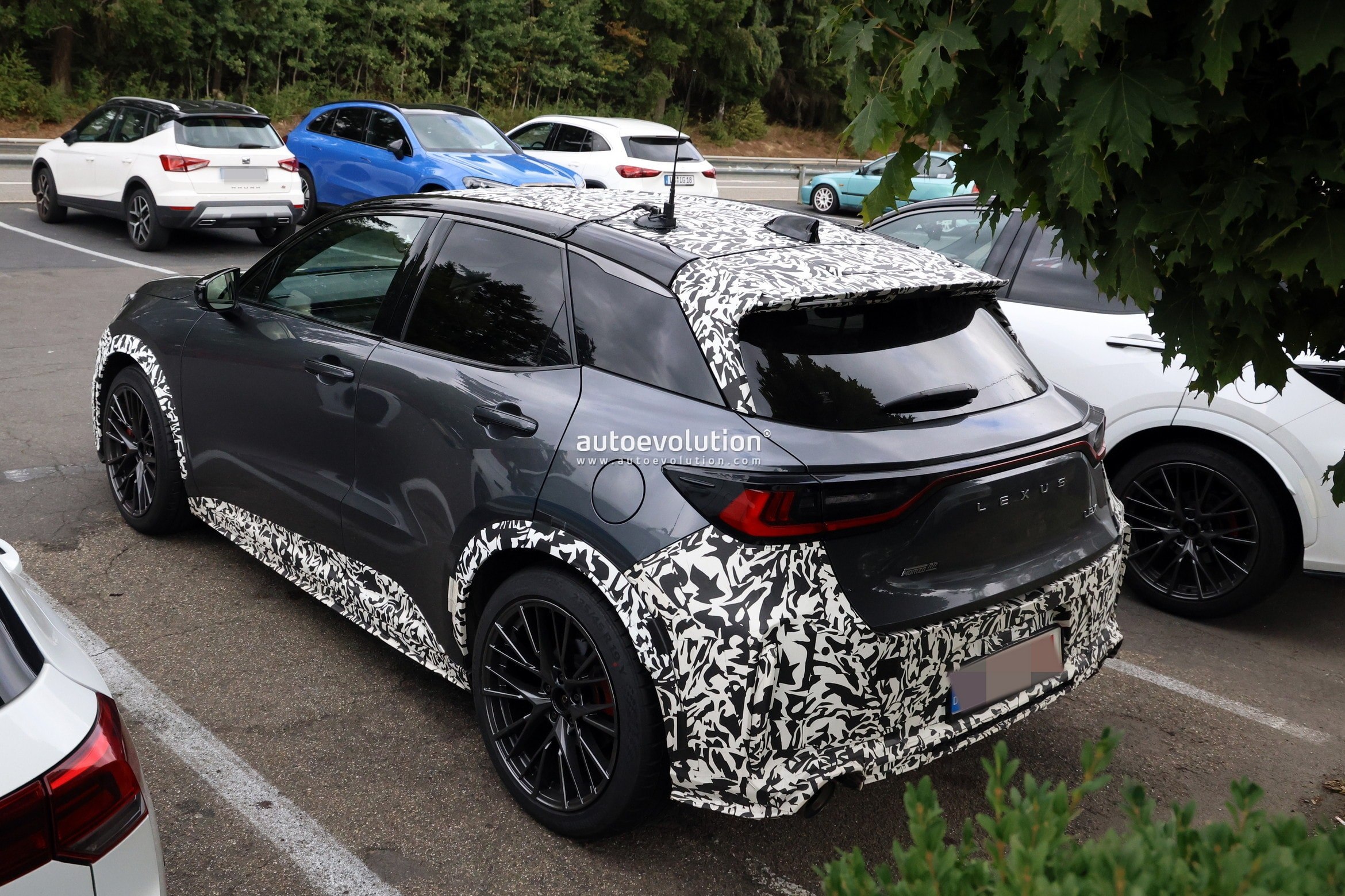 Lexus Tests More Aggressive LBX Morizo RR Prototype With Carbon Roof