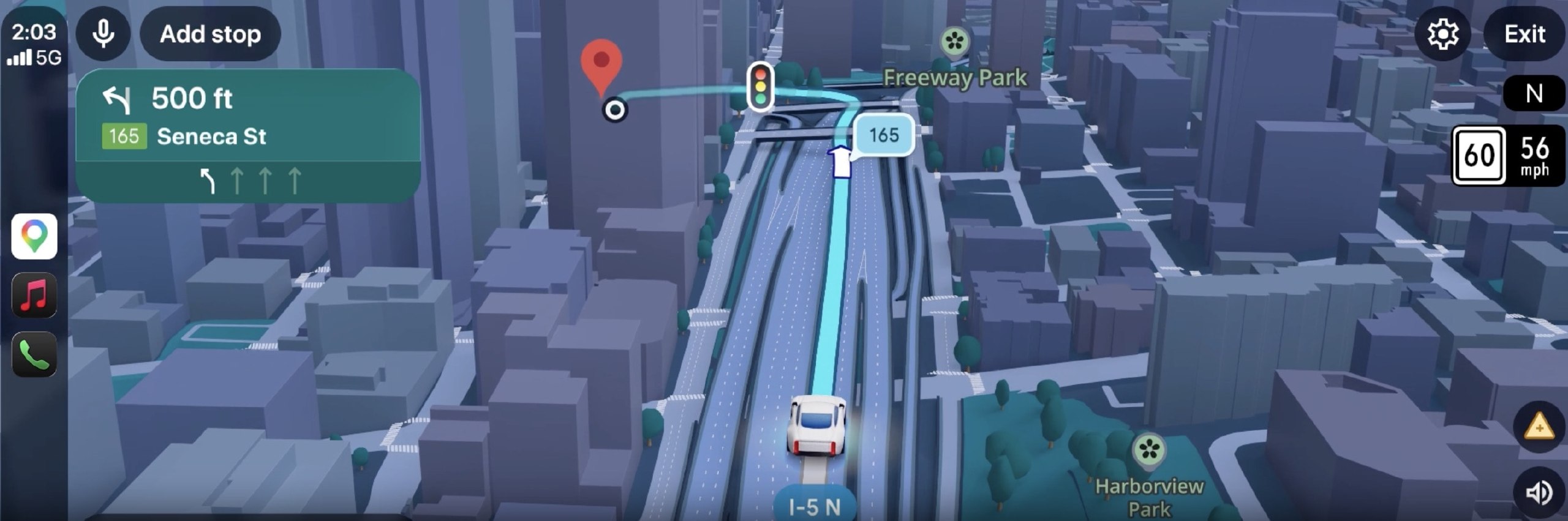 Google Maps on Android Auto Begins Testing Pop-Ups for Traffic Lights and Stop Signs