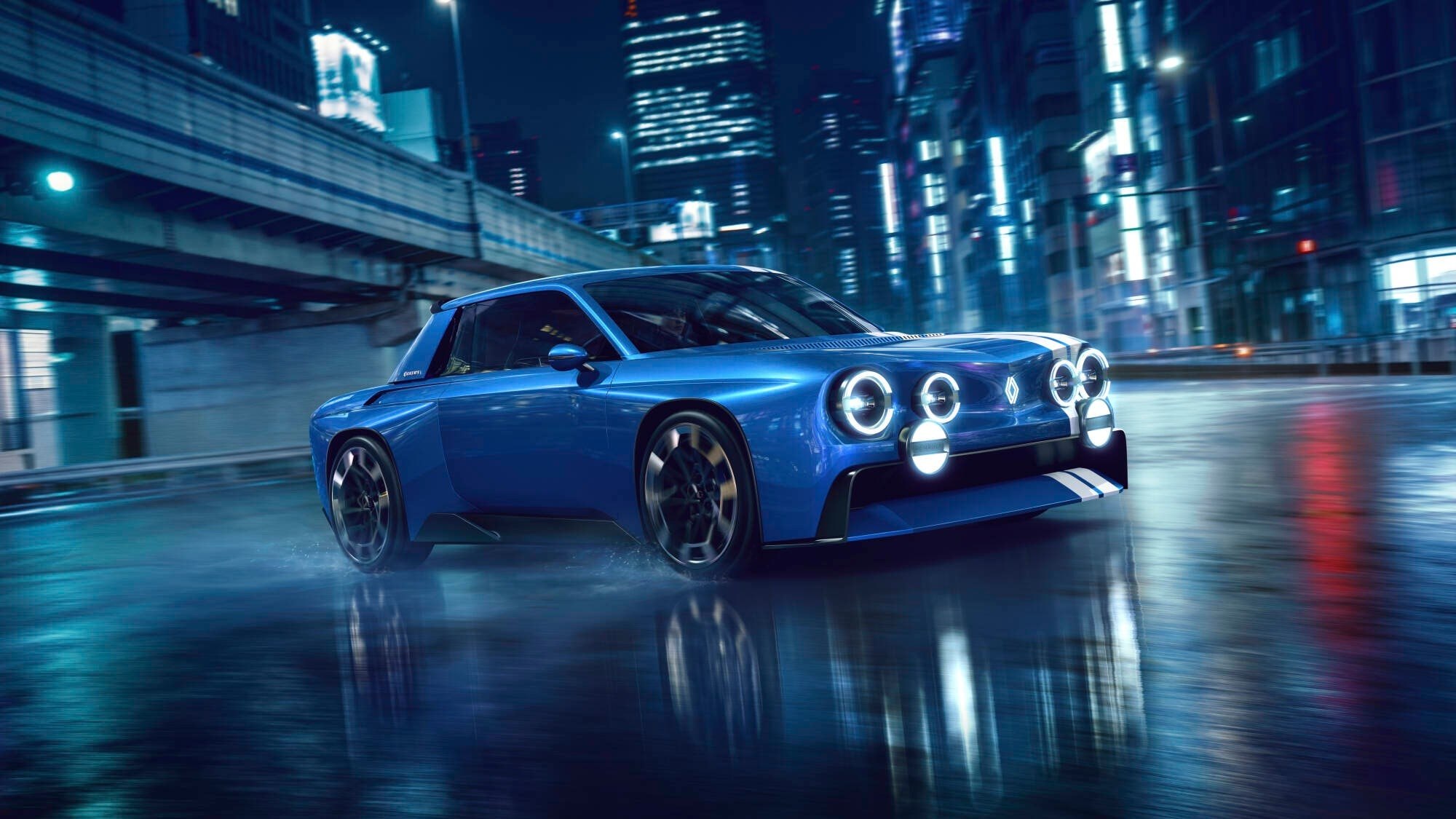 Renault Unveils Fully Electric 8 Gordini Concept with Retro Style and 270 Horsepower