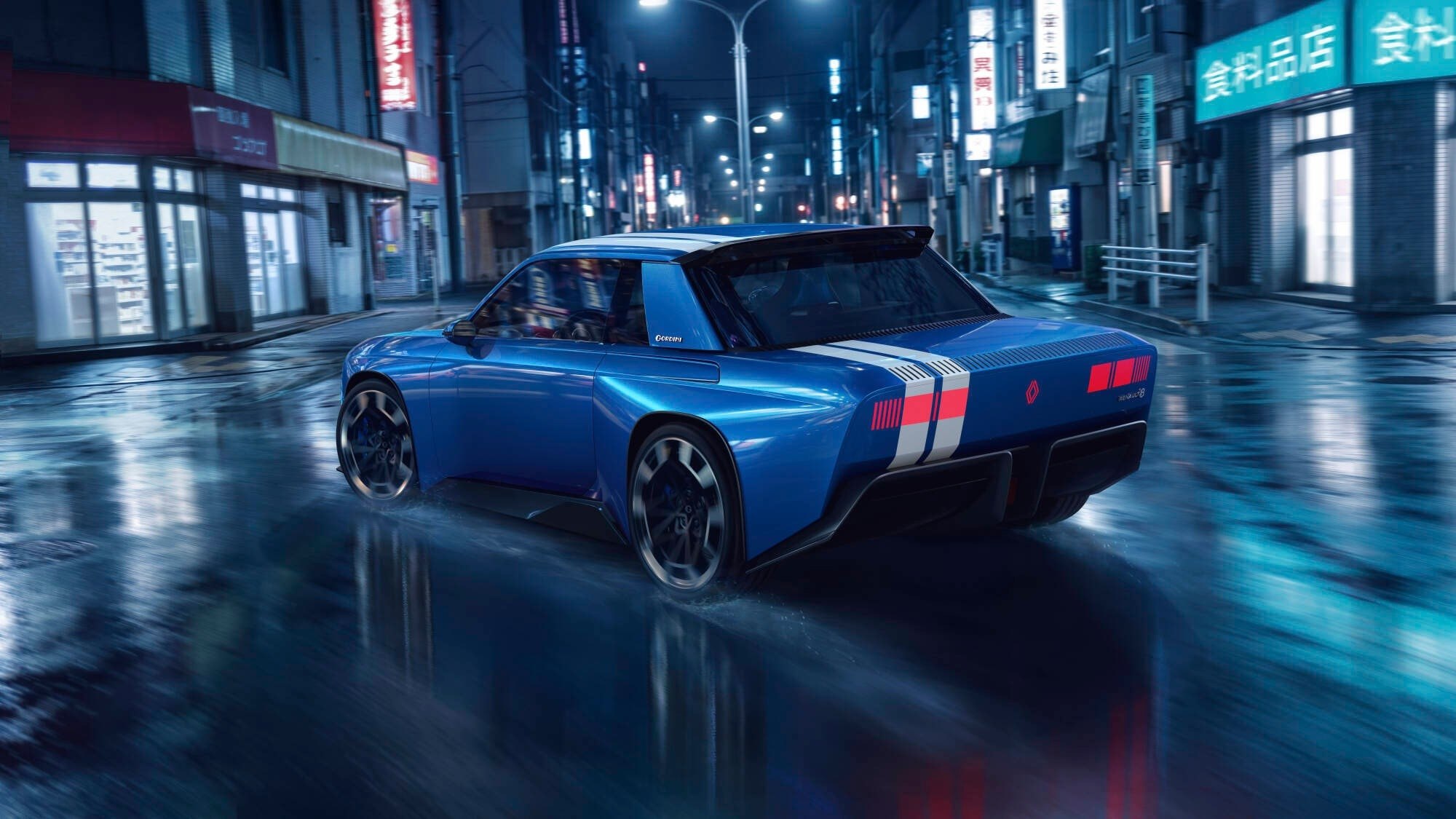 Renault Unveils Fully Electric 8 Gordini Concept with Retro Style and 270 Horsepower