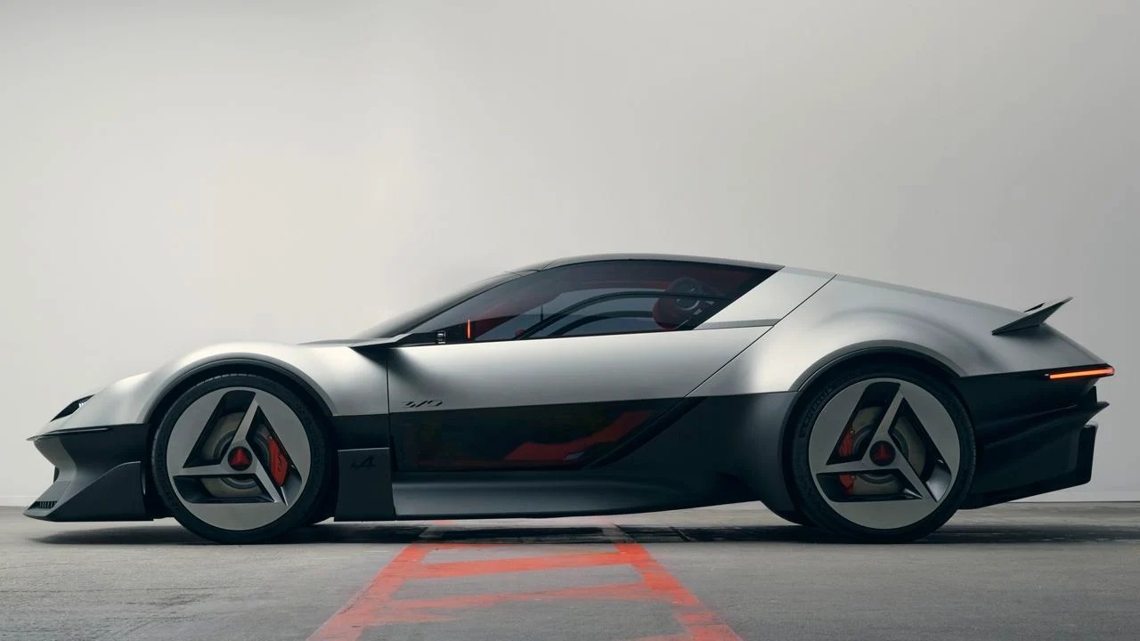 Alpine Shows Radical A310 VISION Prototype at Paris, Hinting at an Electric Future