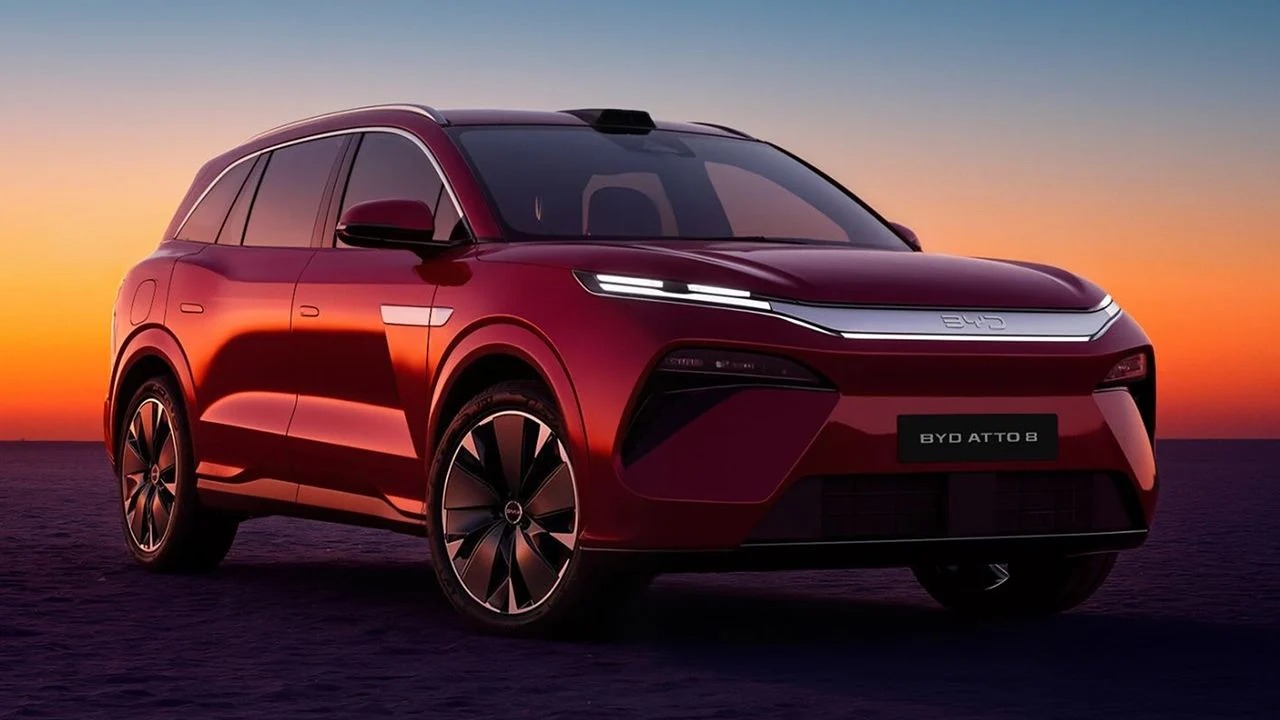 BYD Unveils Atto 8 Electric SUV with Rapid FLASH Charging and Up to 653 km Range