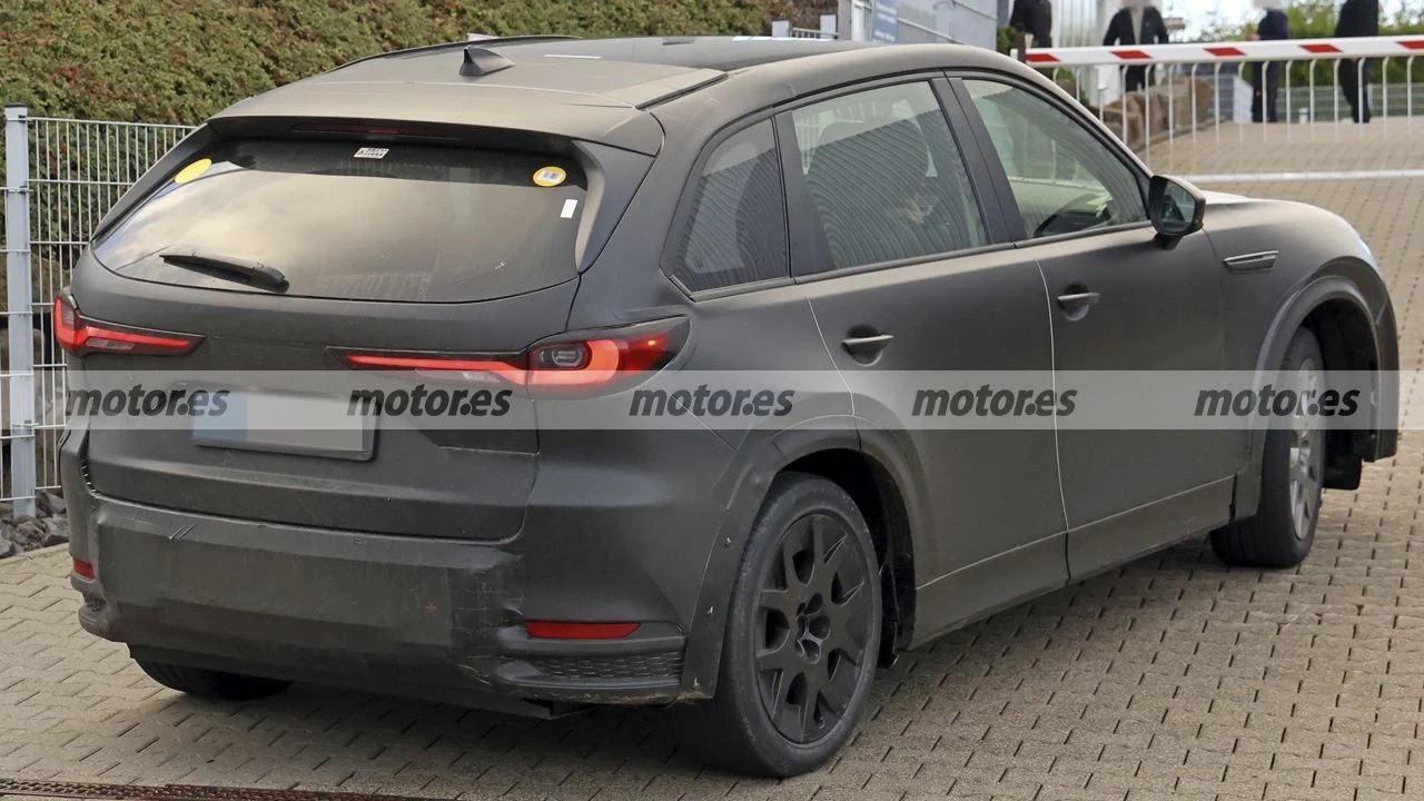 Jaguar Land Rover Testing New Electric SUV Using Mazda CX-90 Body as Camouflage