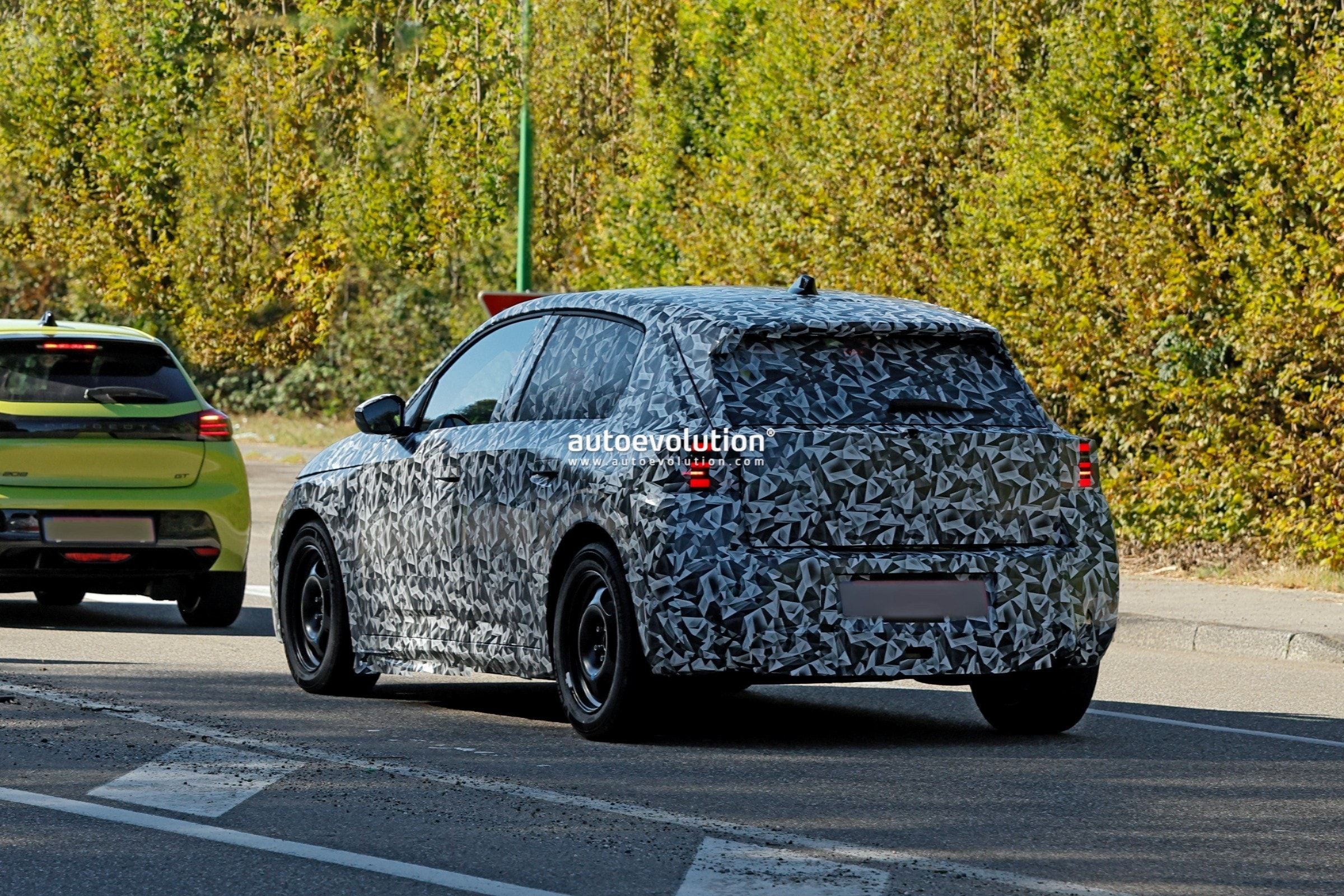 Next-Gen Peugeot 208 EV Spotted with Retro Boxy Shape and Steer-by-Wire