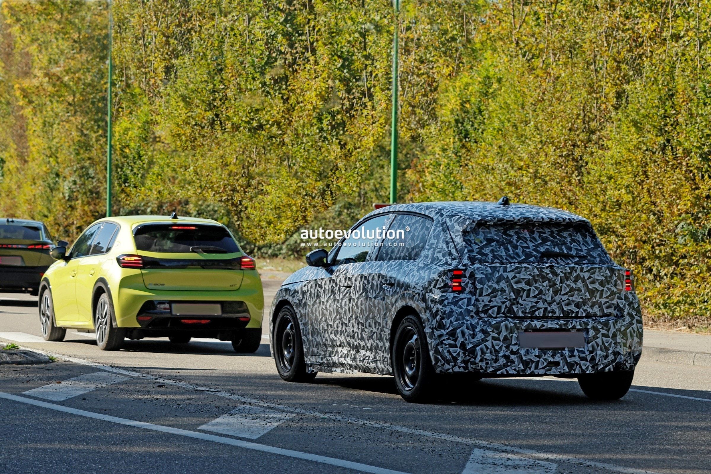 Next-Gen Peugeot 208 EV Spotted with Retro Boxy Shape and Steer-by-Wire