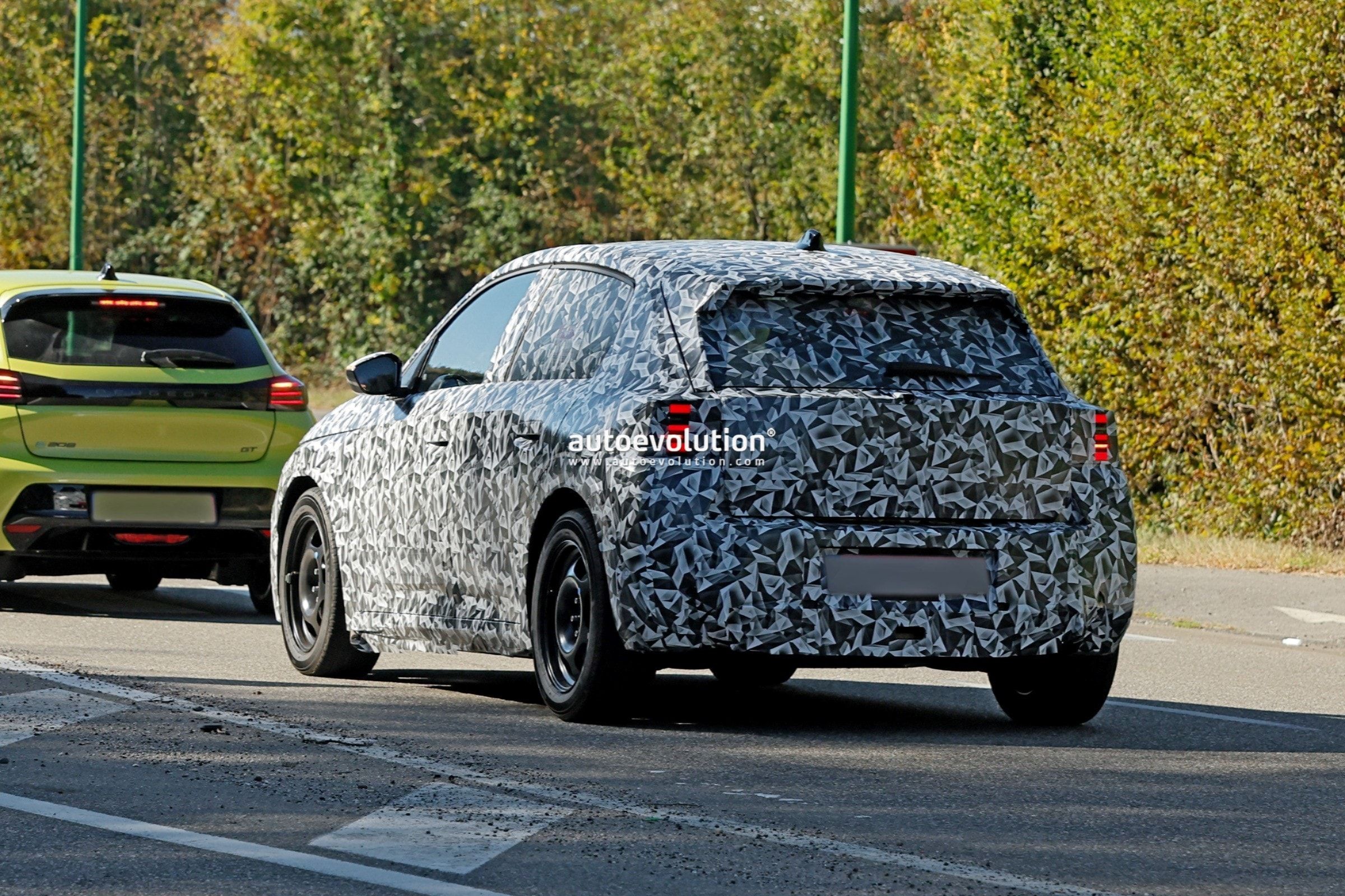 Next-Gen Peugeot 208 EV Spotted with Retro Boxy Shape and Steer-by-Wire