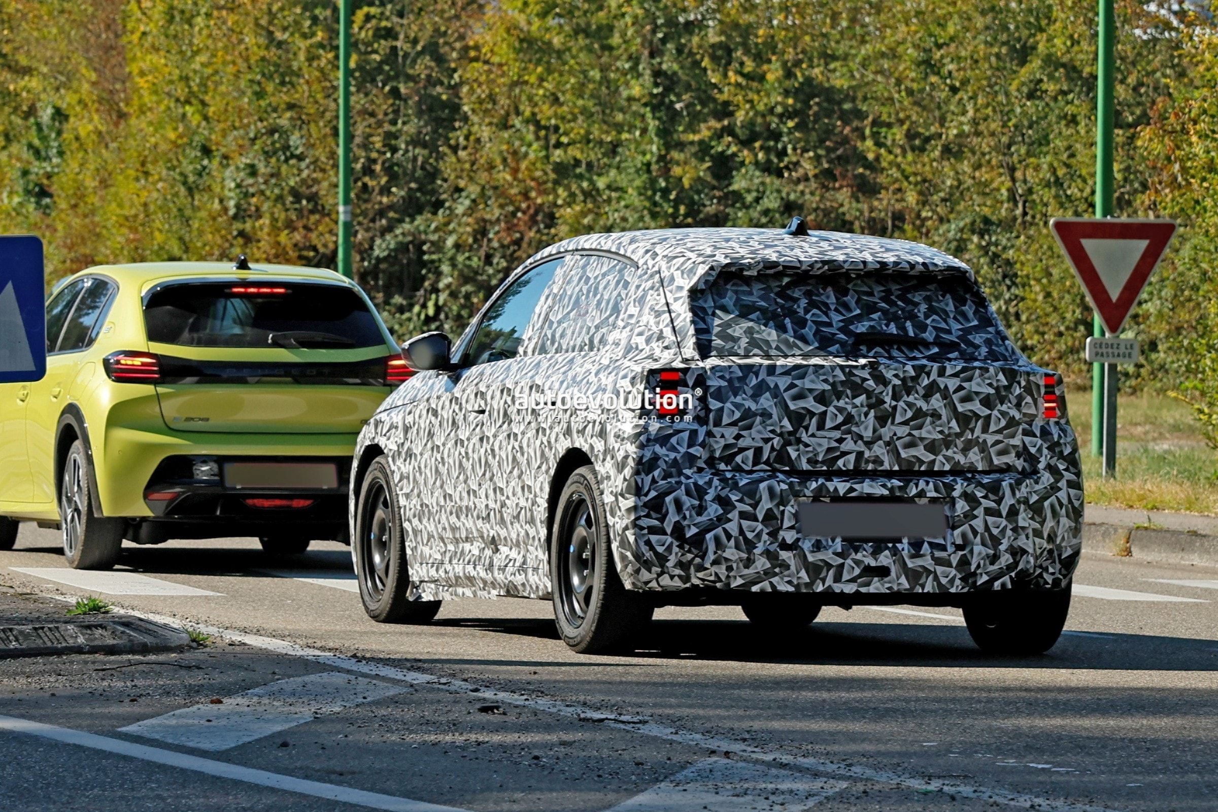 Next-Gen Peugeot 208 EV Spotted with Retro Boxy Shape and Steer-by-Wire