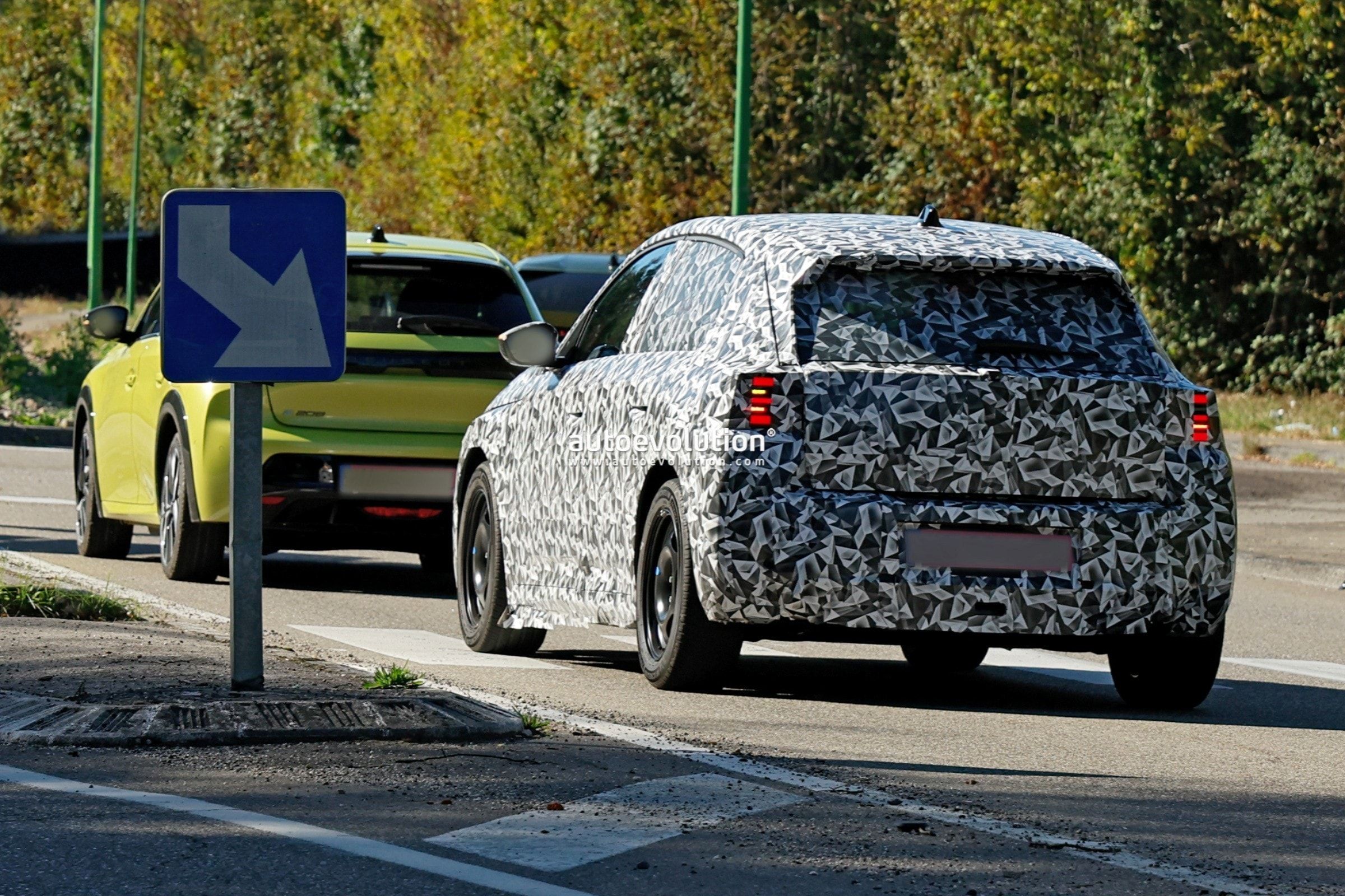 Next-Gen Peugeot 208 EV Spotted with Retro Boxy Shape and Steer-by-Wire