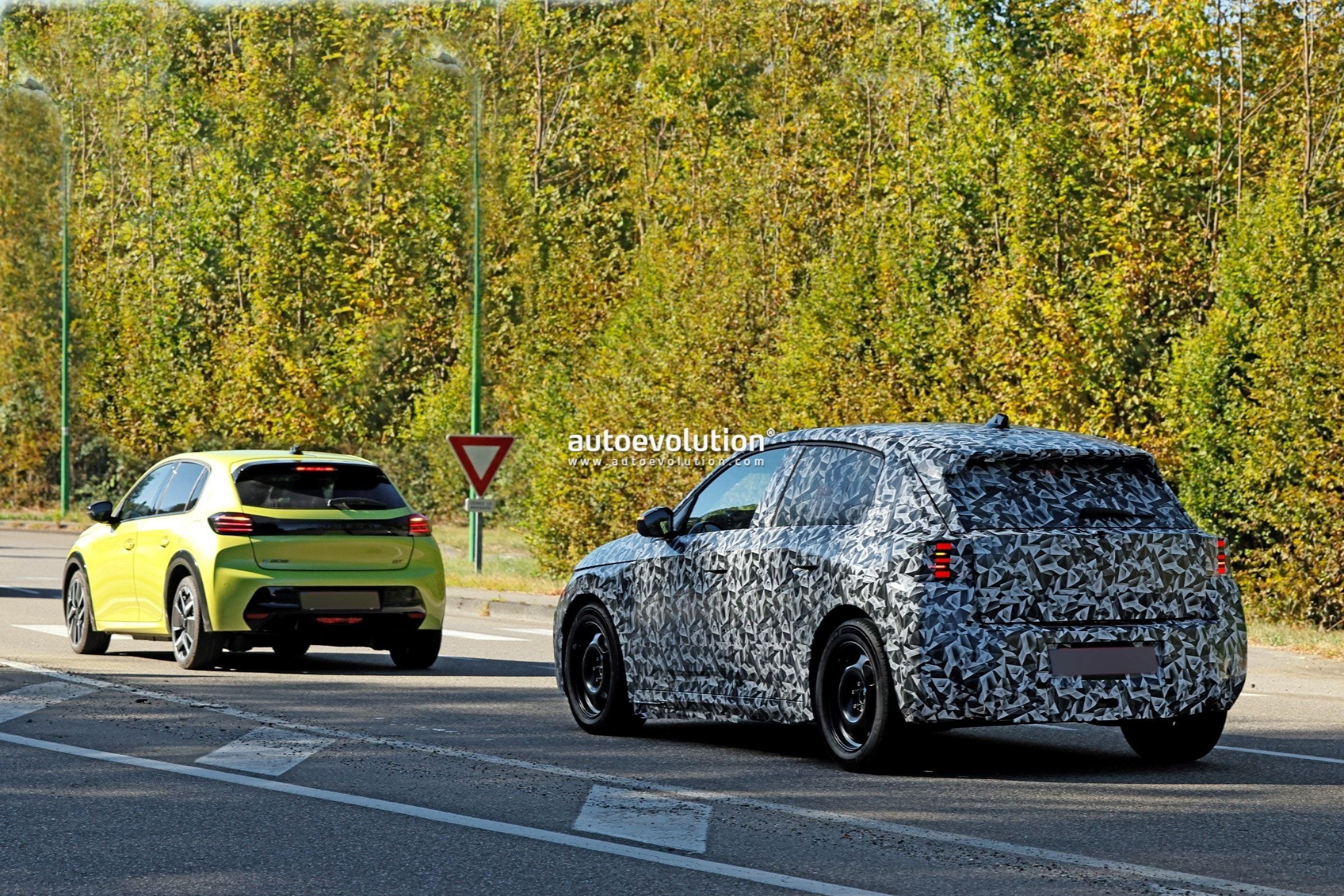 Next-Gen Peugeot 208 EV Spotted with Retro Boxy Shape and Steer-by-Wire