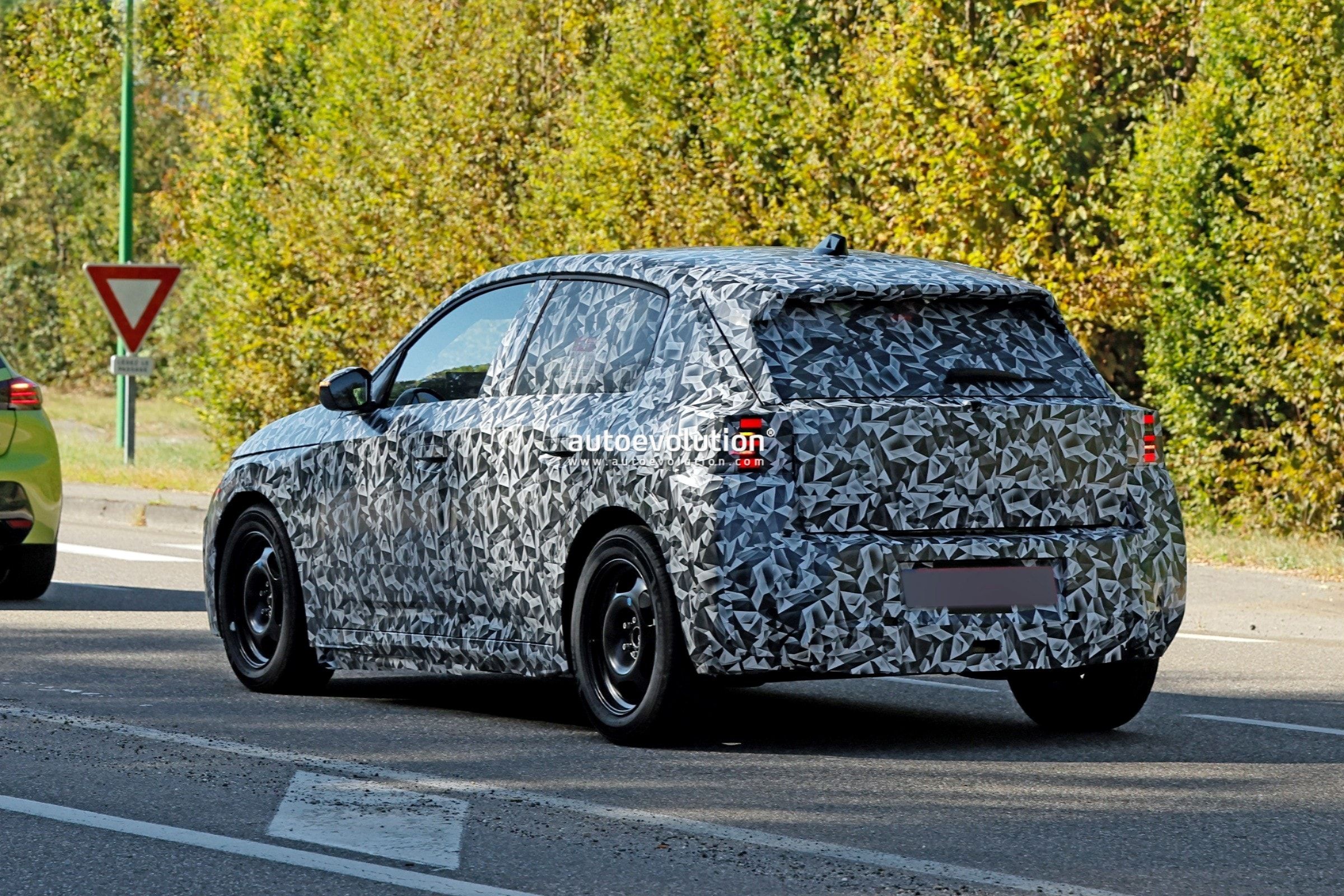 Next-Gen Peugeot 208 EV Spotted with Retro Boxy Shape and Steer-by-Wire