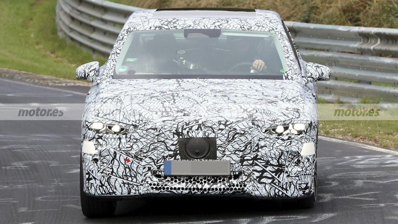 Mercedes Tests Electric E-Class at Nürburgring Ahead of 2027 Launch