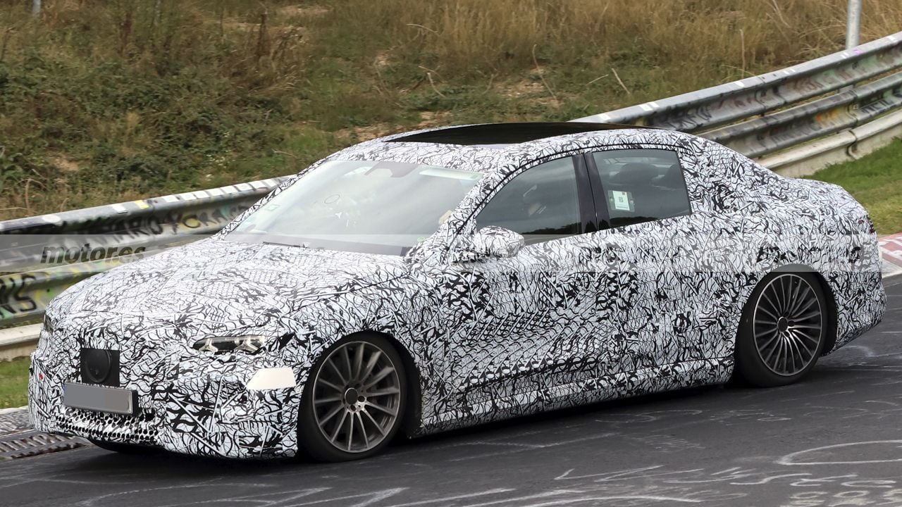 Mercedes Tests Electric E-Class at Nürburgring Ahead of 2027 Launch