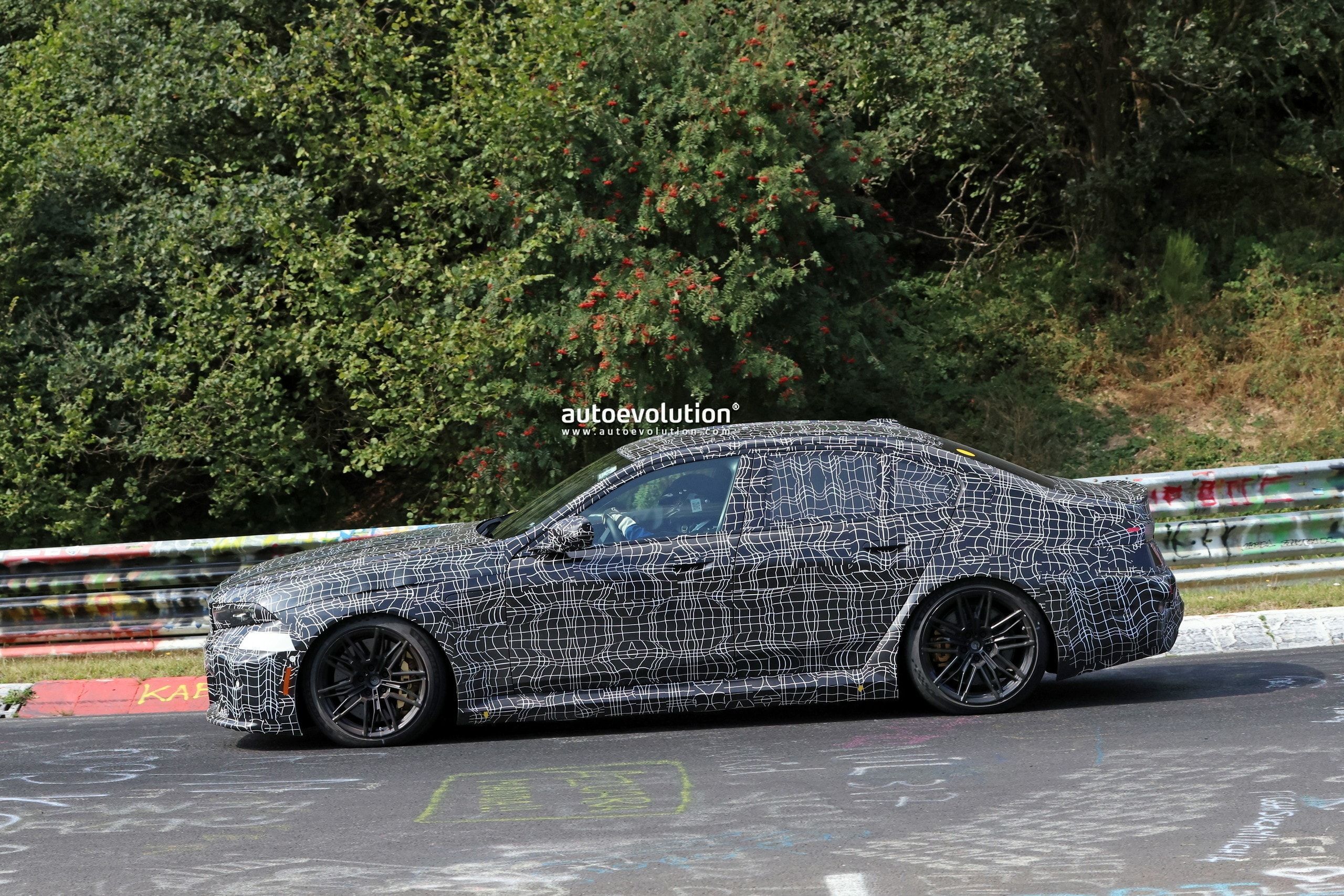 BMW M5 Prototype Spotted Testing at Nürburgring Ahead of Neue Klasse Facelift