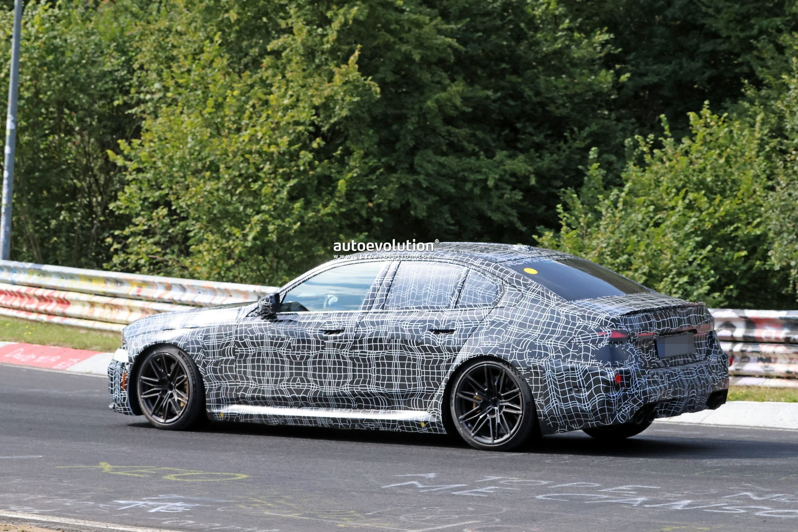 BMW M5 Prototype Spotted Testing at Nürburgring Ahead of Neue Klasse Facelift