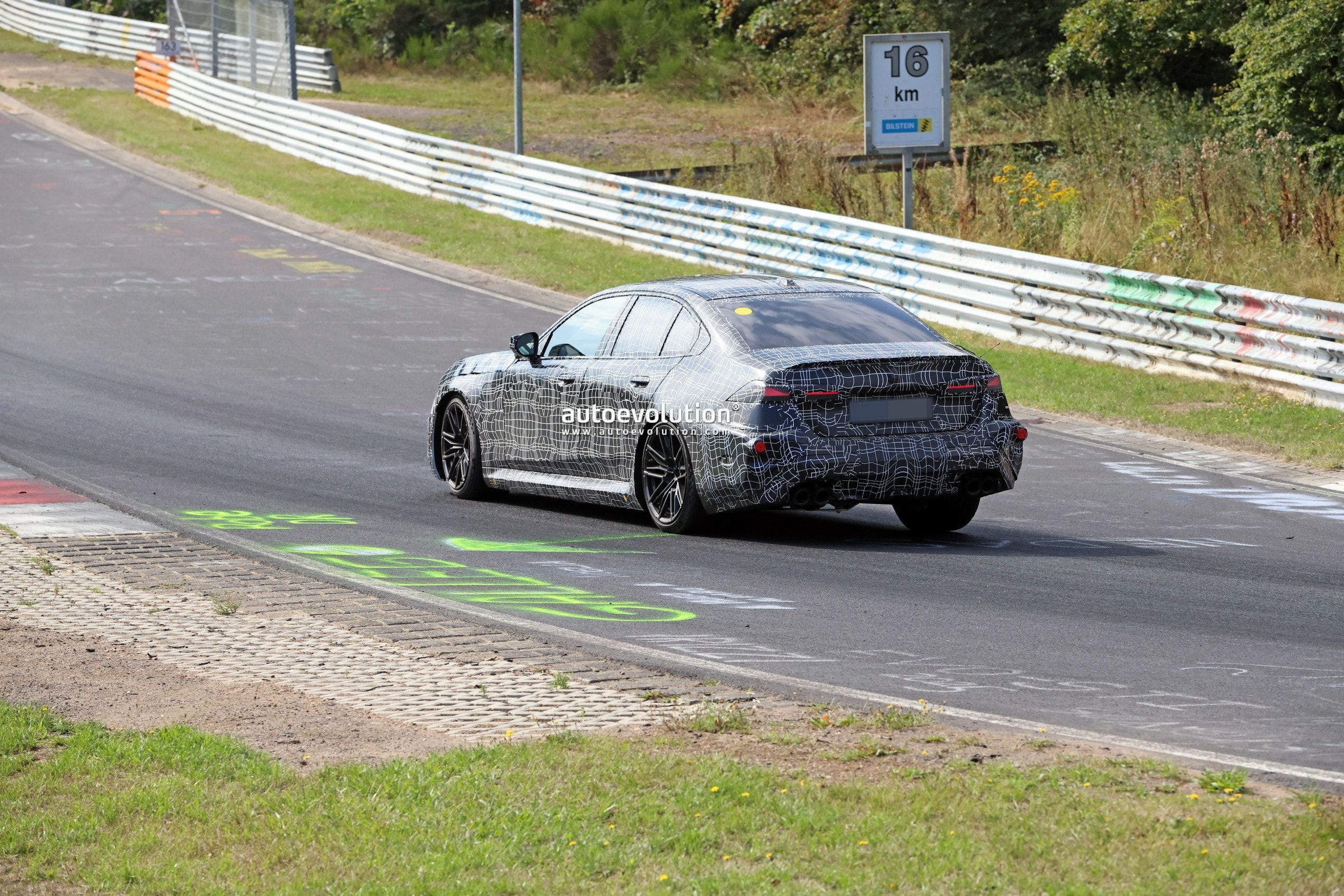 BMW M5 Prototype Spotted Testing at Nürburgring Ahead of Neue Klasse Facelift