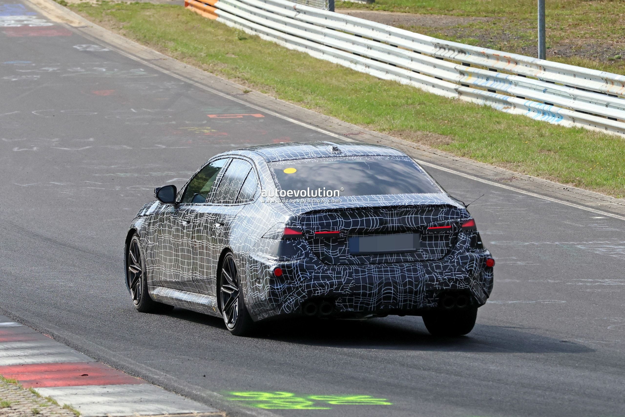 BMW M5 Prototype Spotted Testing at Nürburgring Ahead of Neue Klasse Facelift