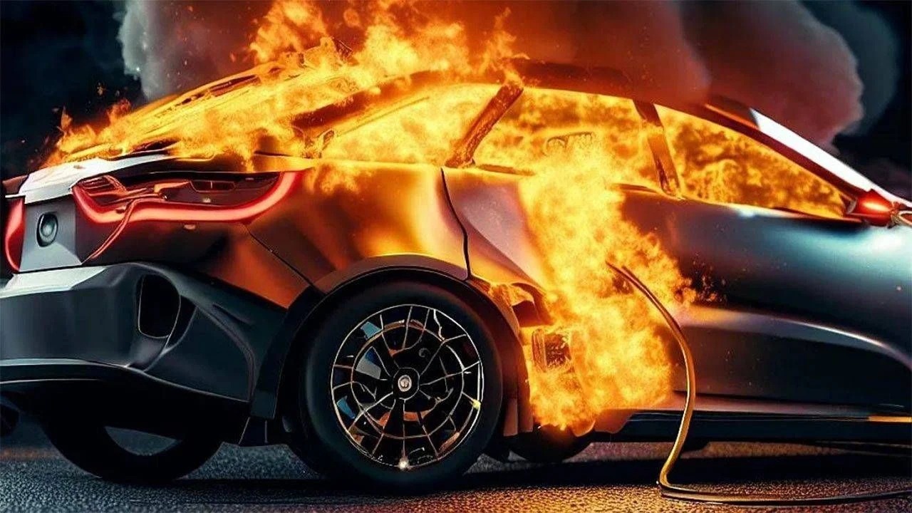 Stellantis Patents System to Eject EV Battery and Drive Away During Fire
