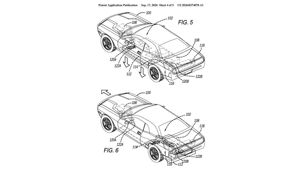 Stellantis Patents System to Eject EV Battery and Drive Away During Fire